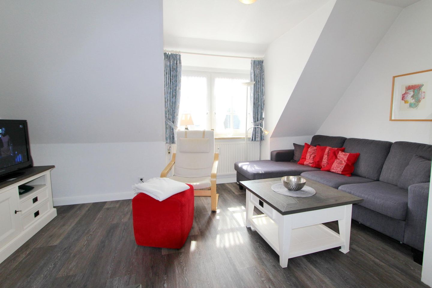  Dünenblick II - Hochkamp 14, App. 3 Wenningstedt - Wohnzimmer