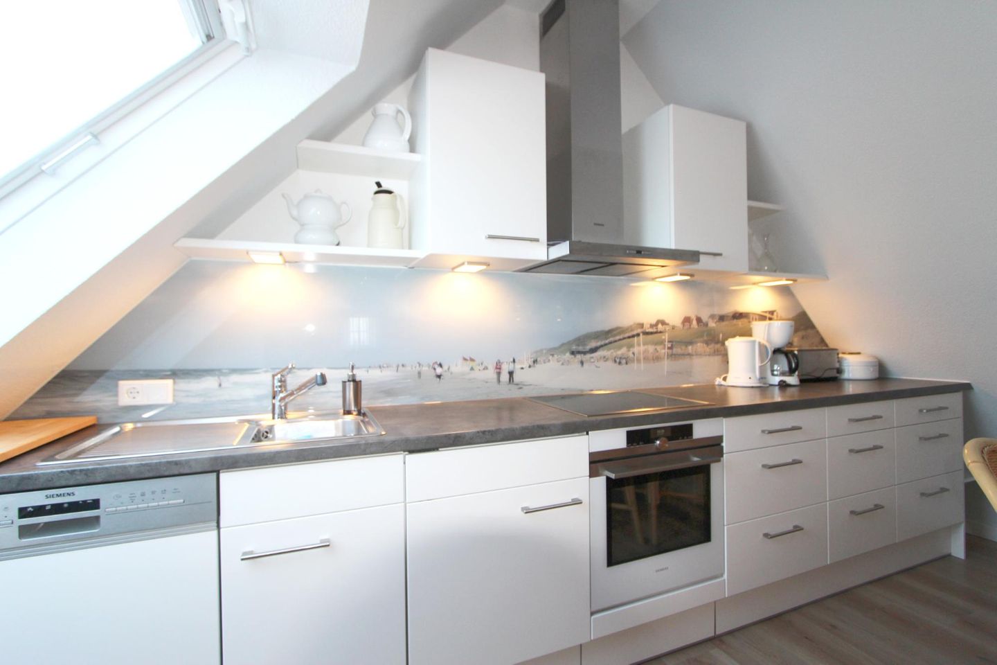 Atlantik  - Strandstr. 17, App. 24A Wenningstedt - Küche / Küchenzeile