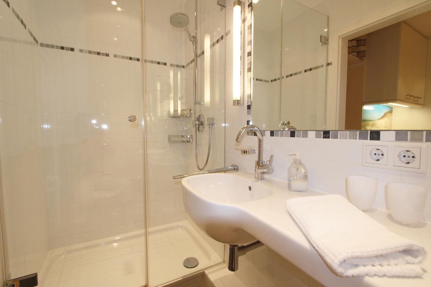 Atlantik   - Strandstr. 17, App. 24 Wenningstedt - Badezimmer