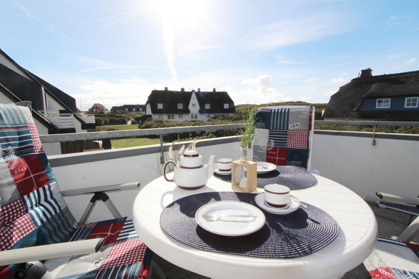 Dünenblick I  - Dünenstr. 5, App. 4 Wenningstedt - Balkon