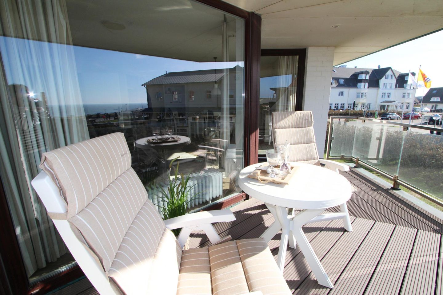  Schloss am Meer  - Dünenstr. 25, App. 8 Wenningstedt - Balkon