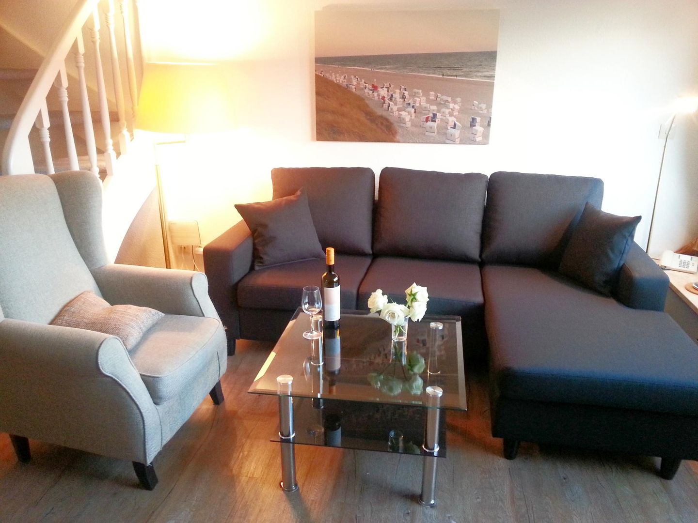  Cora  - Im Grund 27, App. 85 Wenningstedt - Wohnzimmer