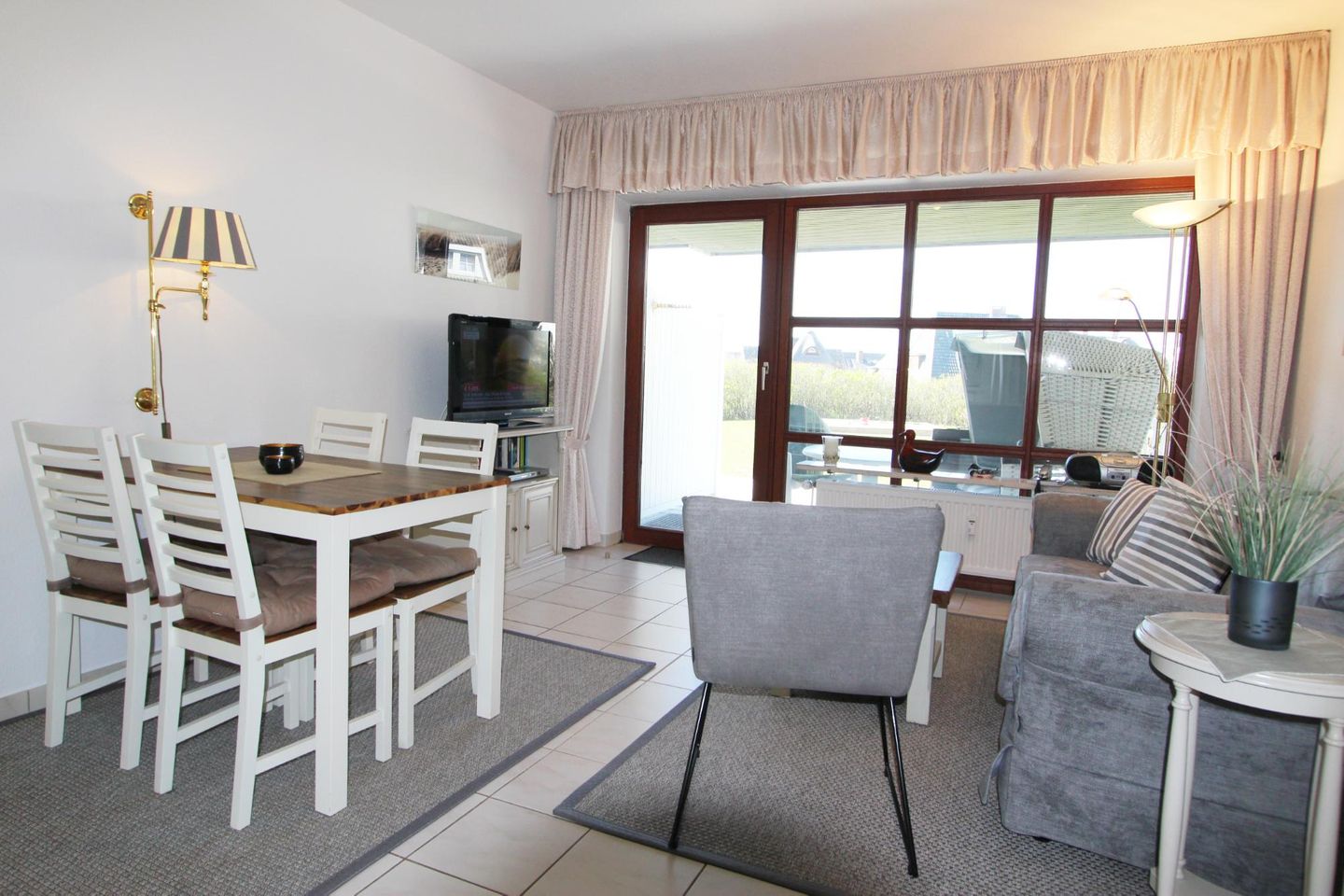 Atlantik  - Strandstr. 17, App. 17 Wenningstedt - Wohnzimmer