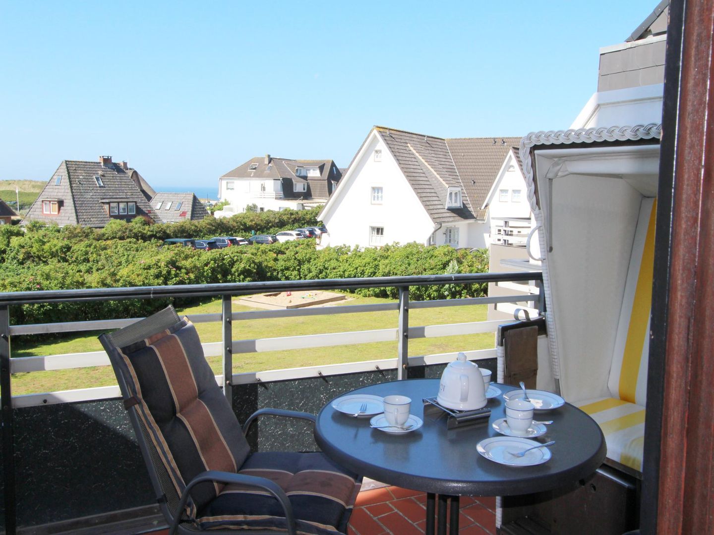 Atlantik  - Strandstr. 15, App. 11 Wenningstedt - Balkon
