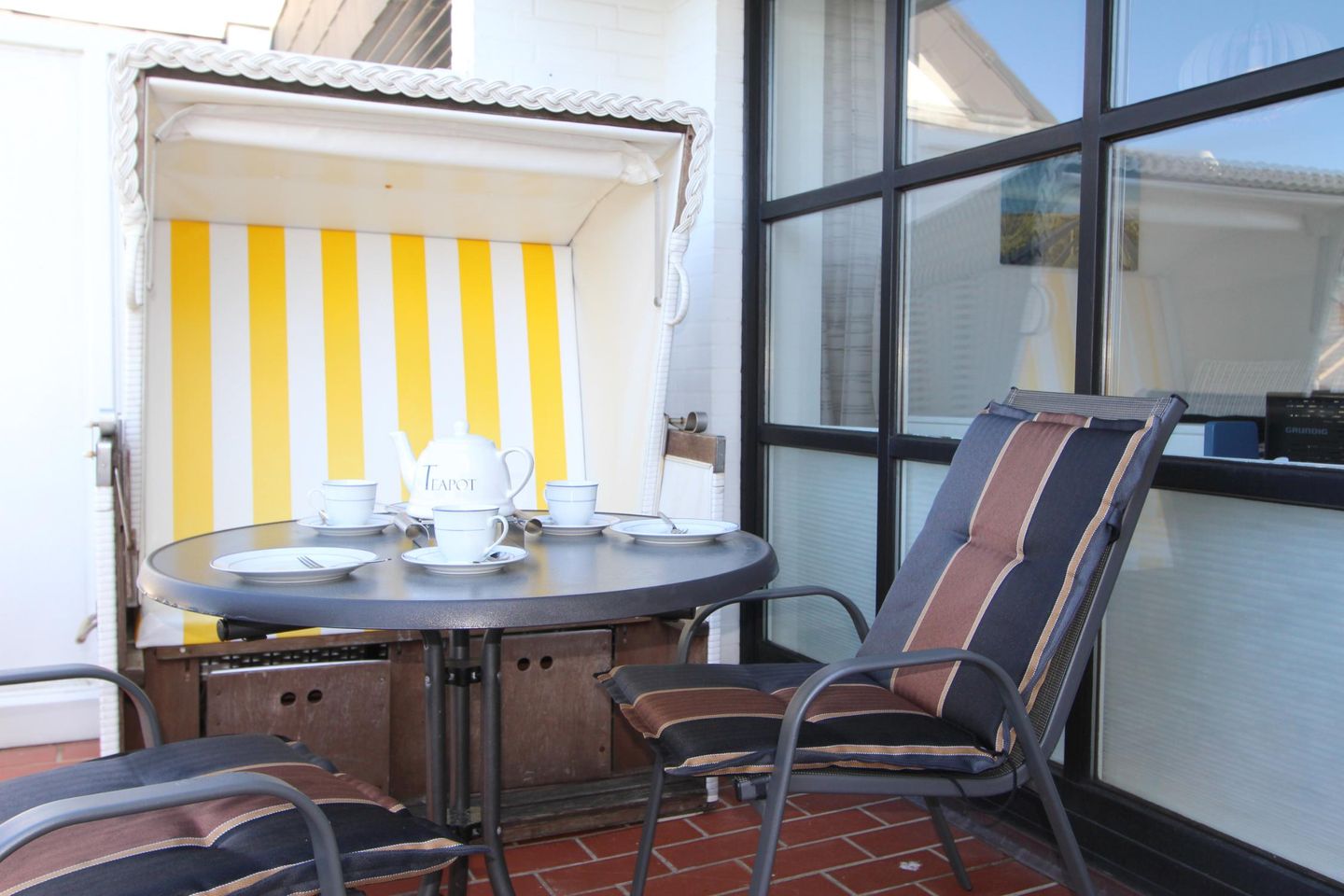 Atlantik  - Strandstr. 15, App. 11 Wenningstedt - Balkon