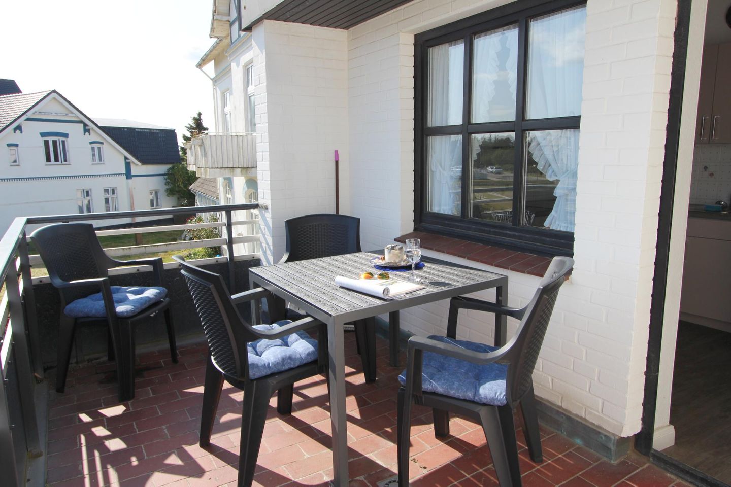 Atlantik - Strandstr. 15, App. 8 Wenningstedt - Balkon