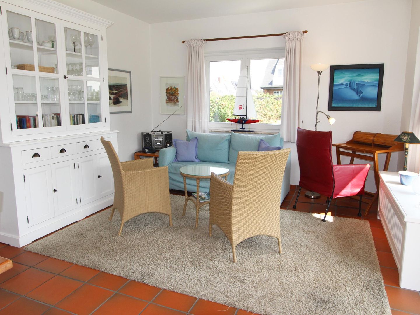 Dünenblick I  - Dünenstr. 5, App. 1 Wenningstedt - Wohnzimmer