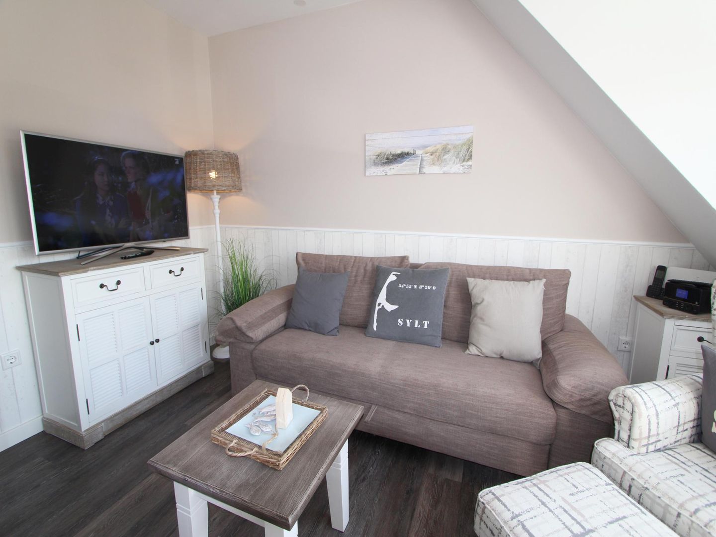  "Little Beach Cottage" - Seestr. 6 D, App. 23 Wenningstedt - Wohnzimmer