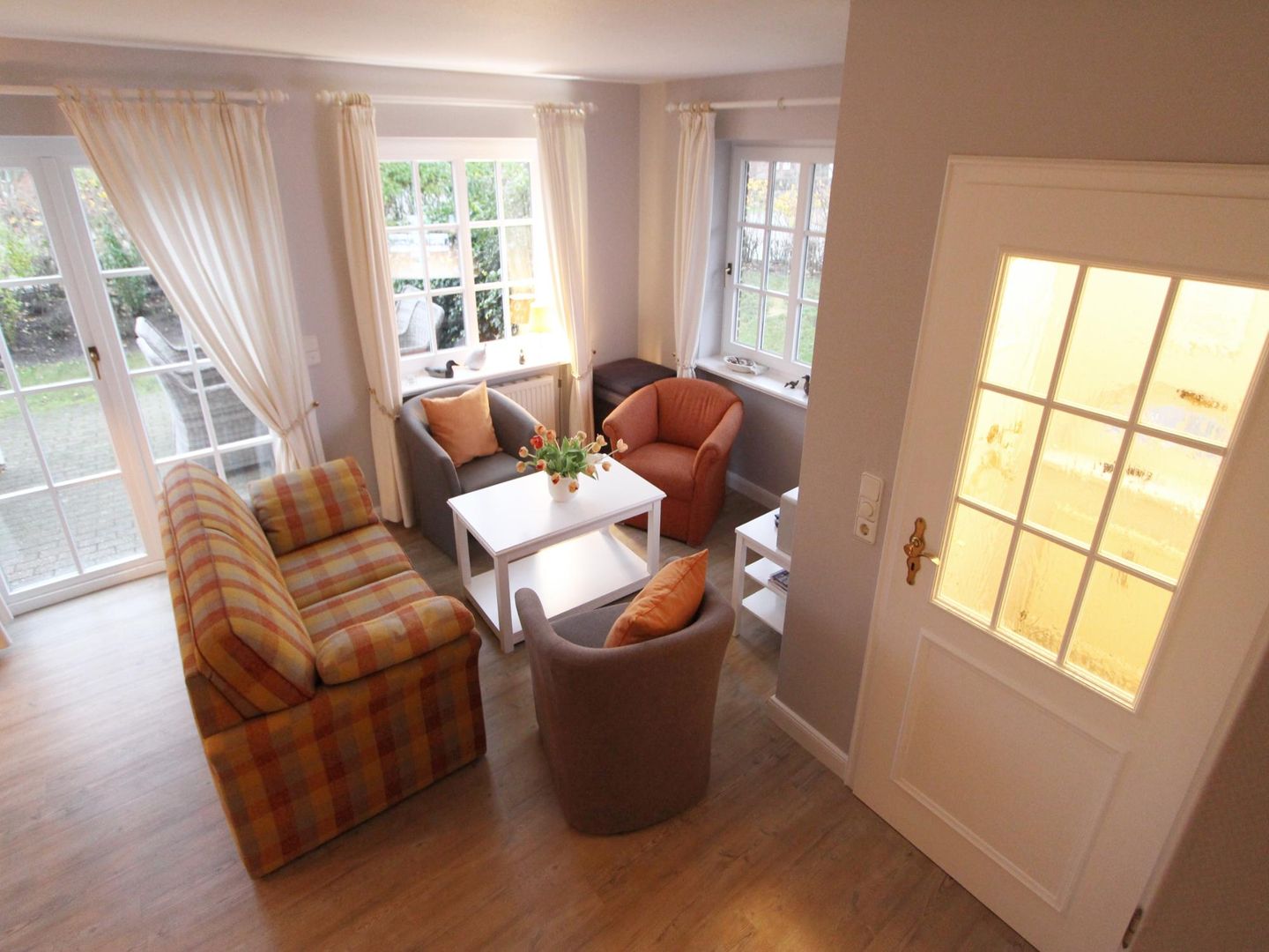 Haus Meeresbrise - Westerstr. 26a, App. 4 Wenningstedt - Wohnzimmer