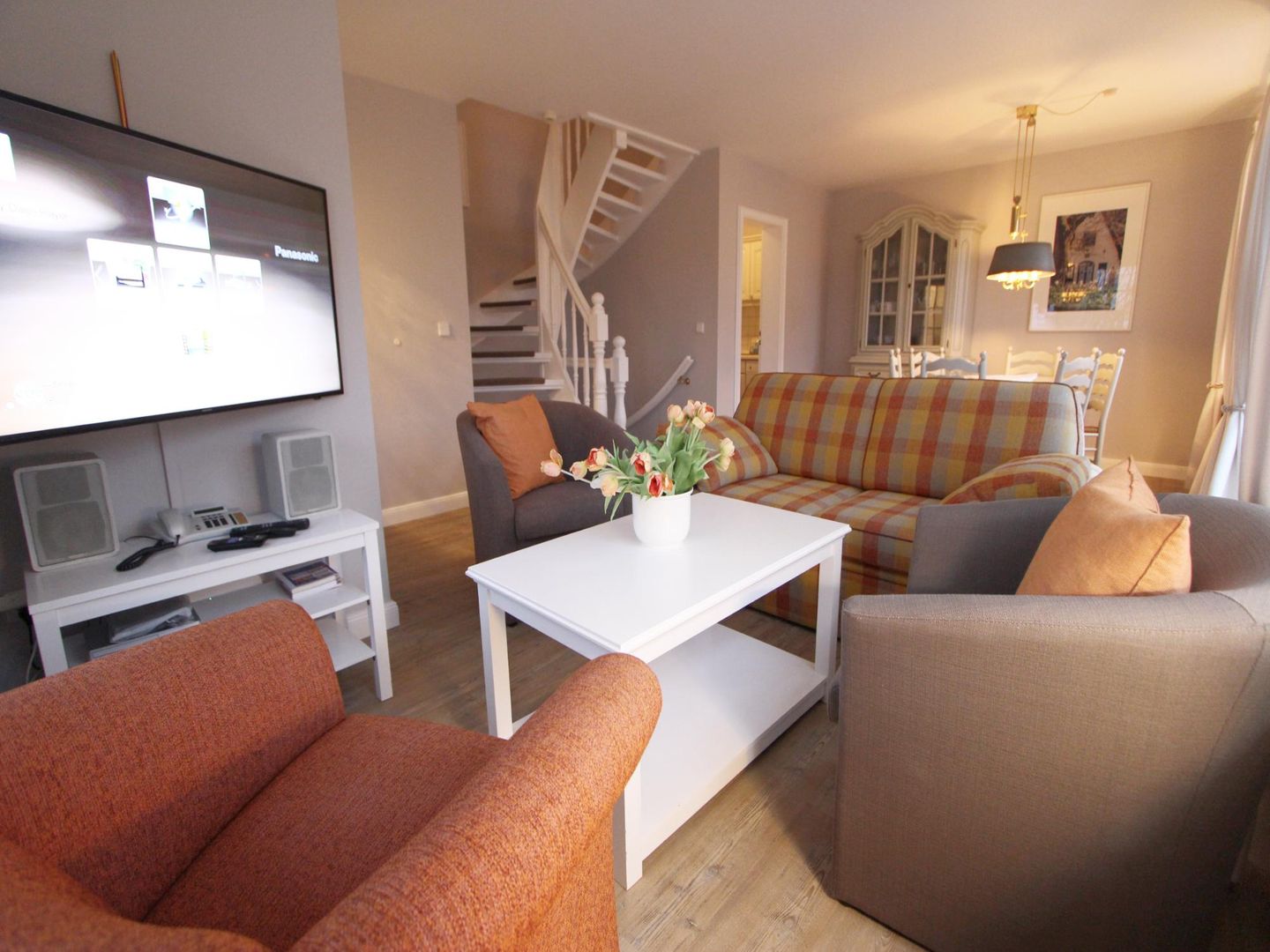 Haus Meeresbrise - Westerstr. 26a, App. 4 Wenningstedt - Wohnzimmer