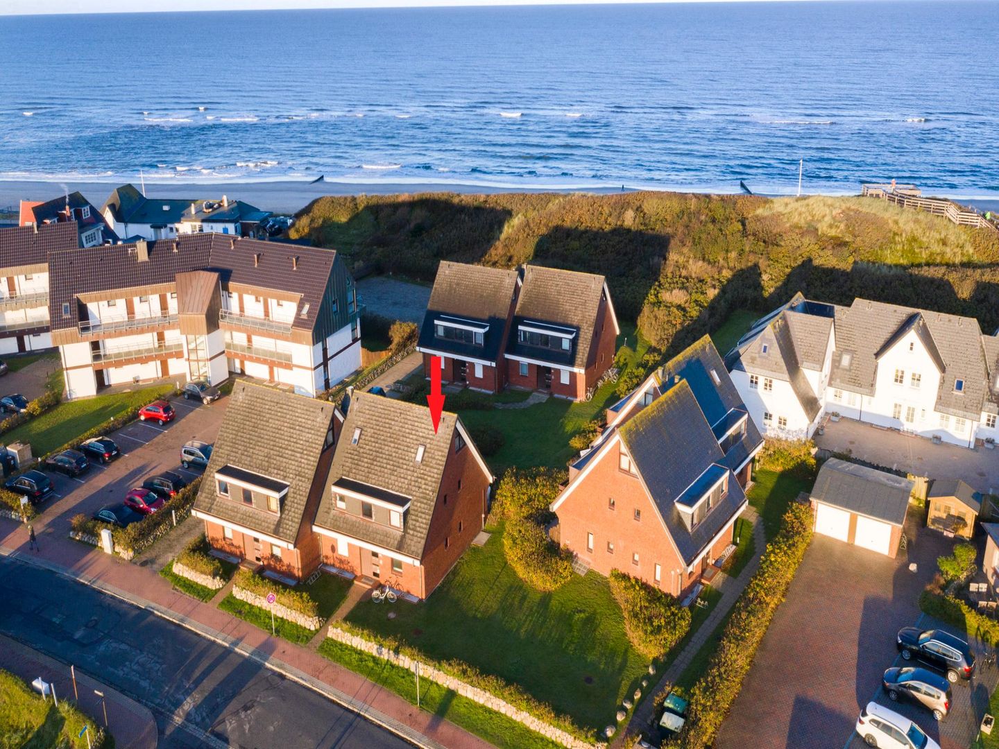  "Kleine Heimat" - Dünenstr. 31 B, EG rechts Wenningstedt - Vogelperspektive