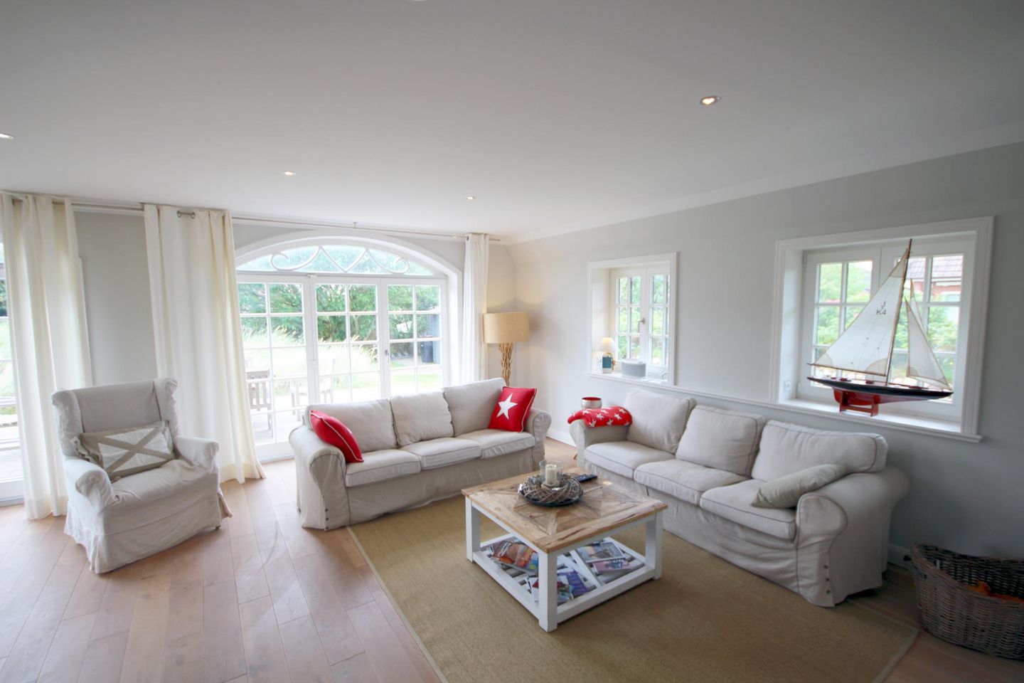  Horsa Hüs - Westerlandstr. 22  B Wenningstedt - Wohnzimmer