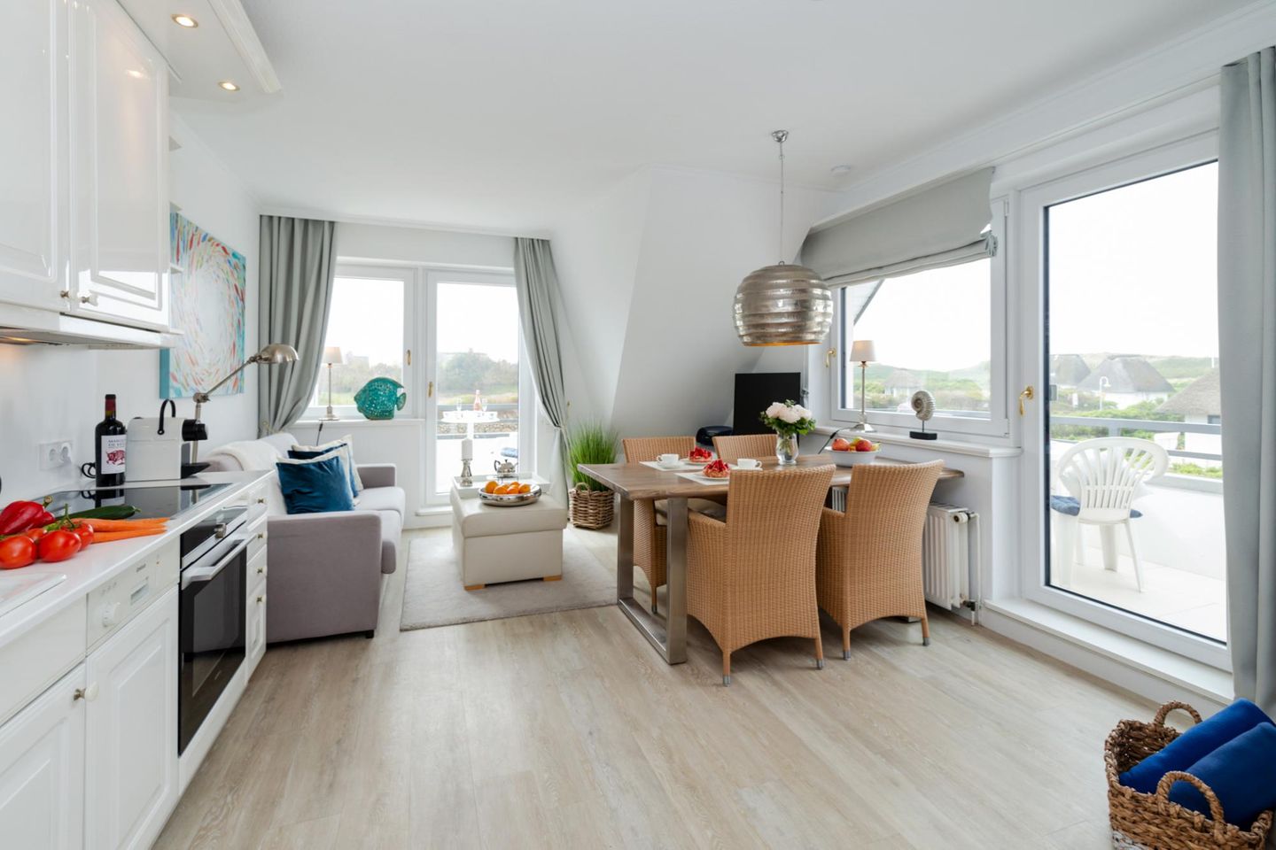  Neptun  - Dünenstr. 2, App. 8 Wenningstedt - Wohnzimmer