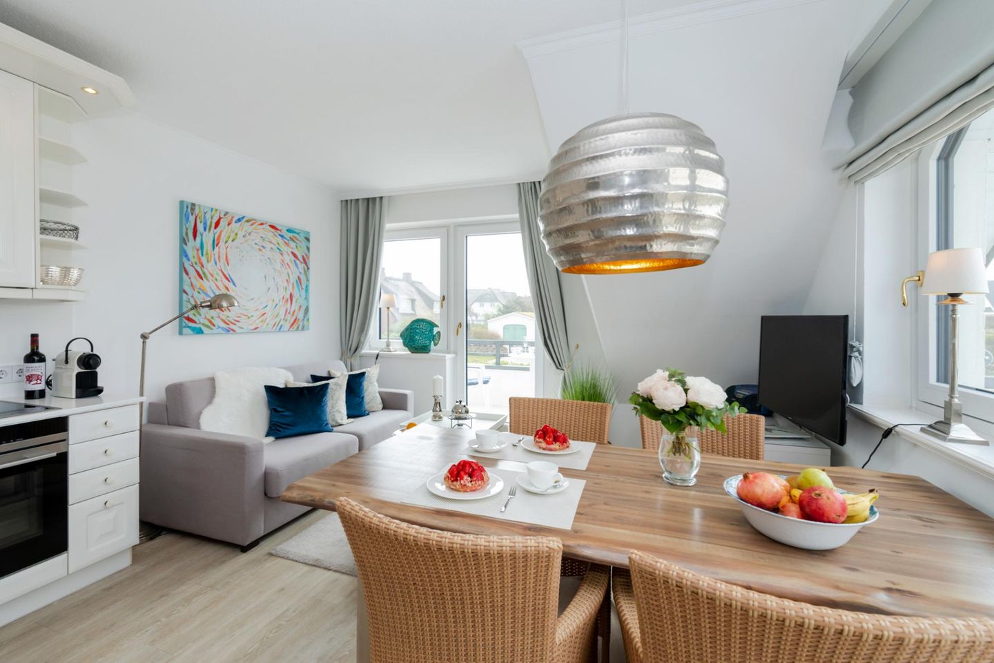  Neptun  - Dünenstr. 2, App. 8 Wenningstedt - Wohnzimmer