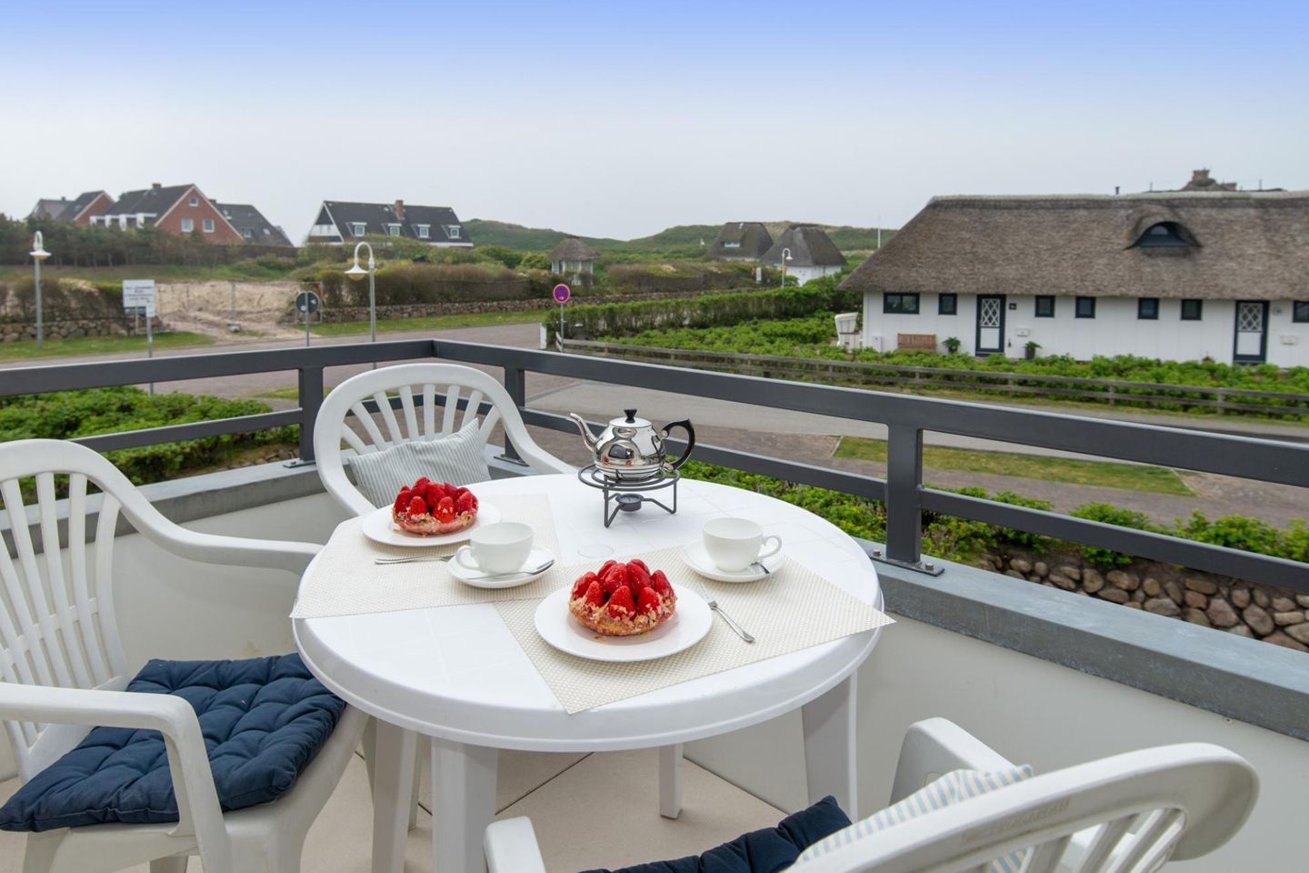  Neptun  - Dünenstr. 2, App. 8 Wenningstedt - Balkon