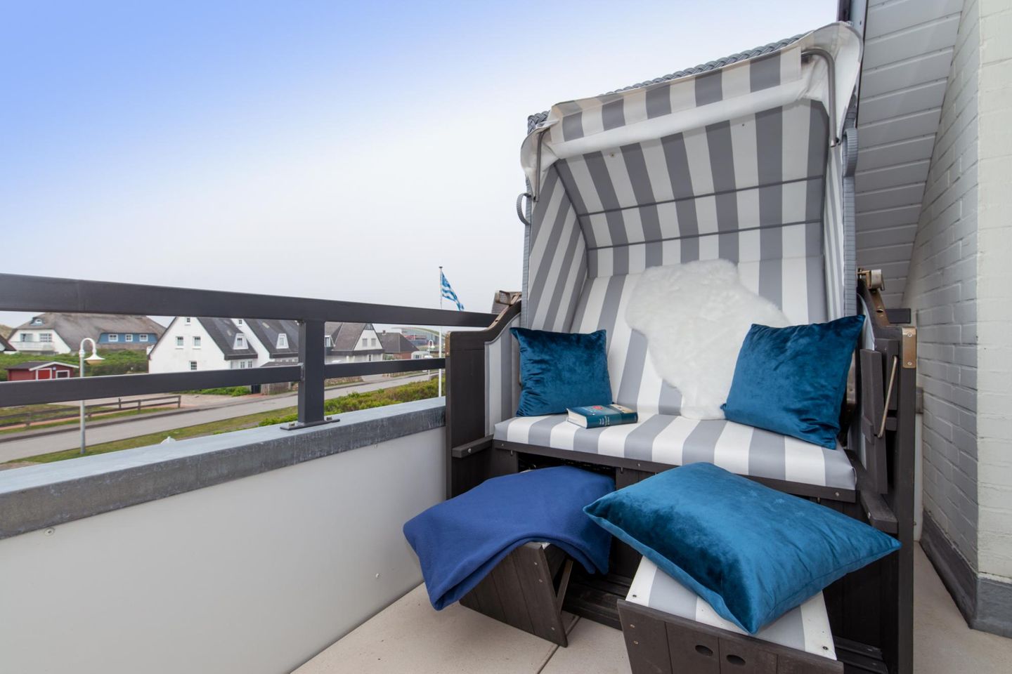  Neptun  - Dünenstr. 2, App. 8 Wenningstedt - Balkon