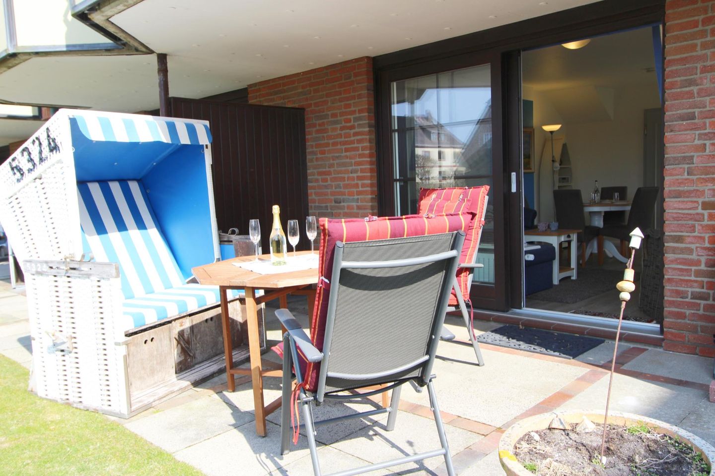 Frisia - Mittelweg 13, App. L Wenningstedt - Terrasse