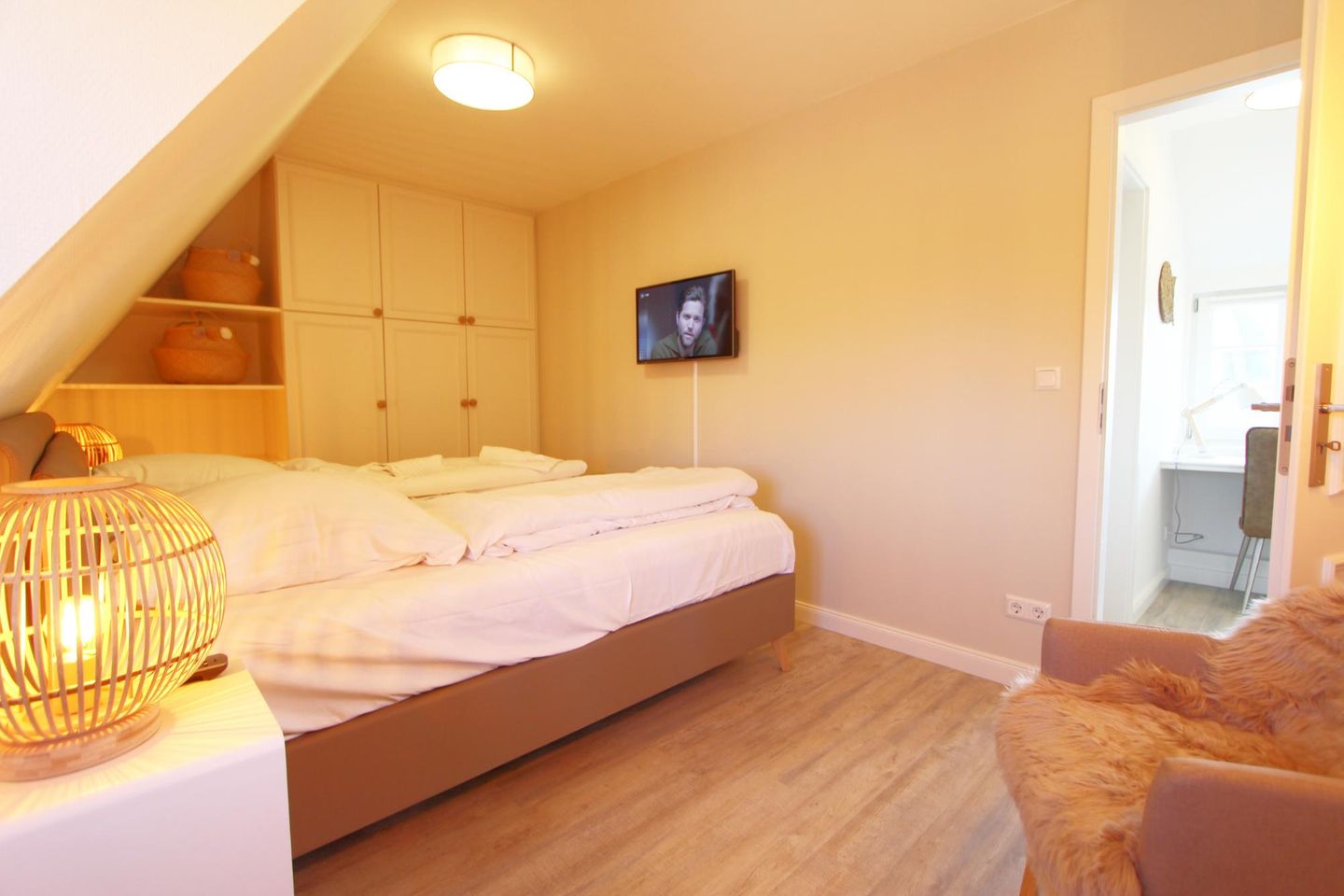 COZY COTTAGE am Dorfteich - Bi Kiar 2a Wenningstedt - Schlafzimmer