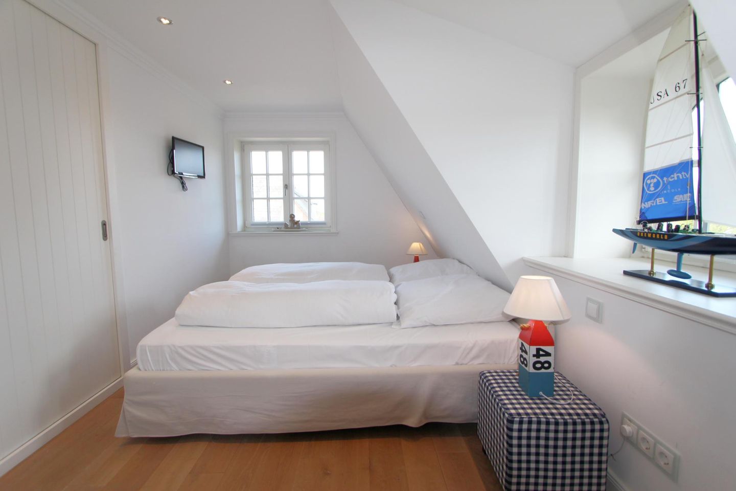  Horsa Hüs - Westerlandstr. 22  B Wenningstedt - Schlafzimmer