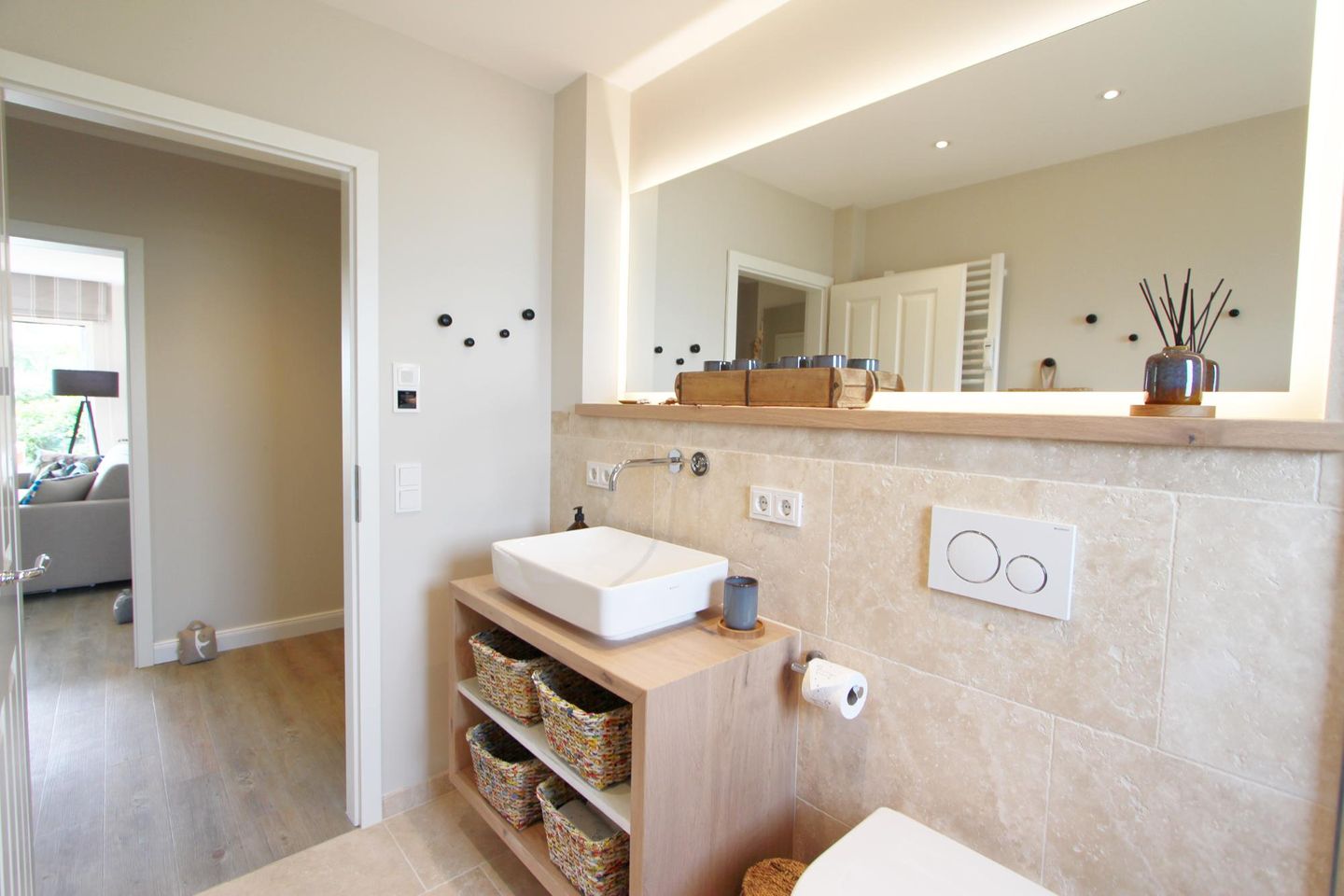 Moin August - Osetal 10, App. 1 Wenningstedt - Badezimmer