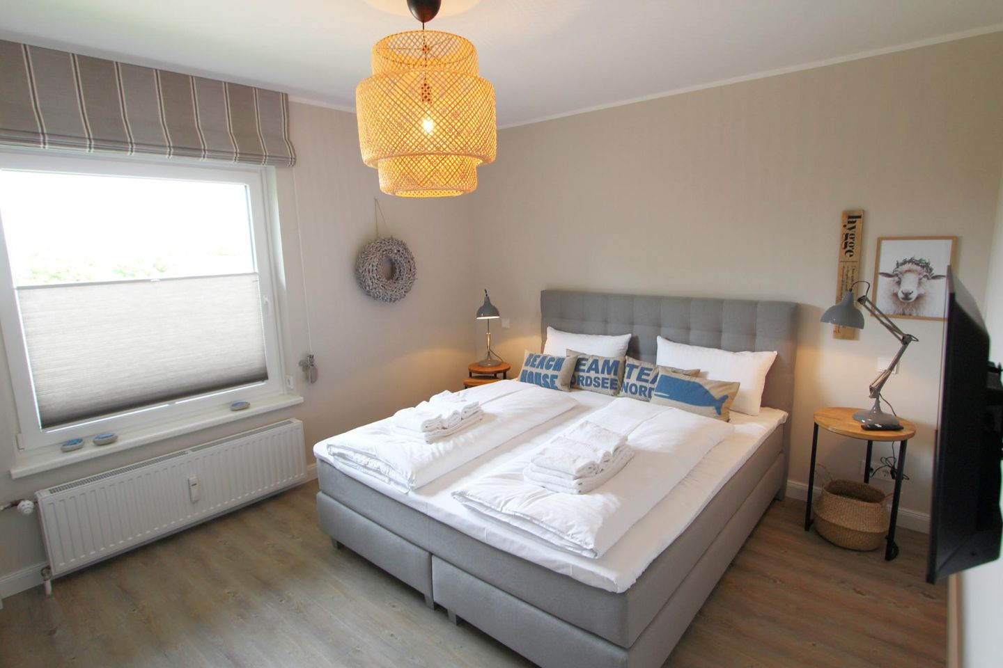 Moin August - Osetal 10, App. 1 Wenningstedt - Schlafzimmer