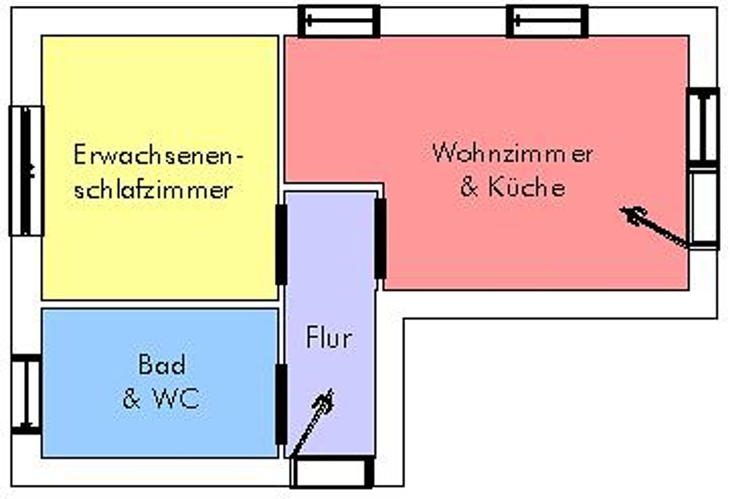 Haus Sielblick Mühlenstrich 1b Wohnung 7 Neuharlingersiel - Grundriss