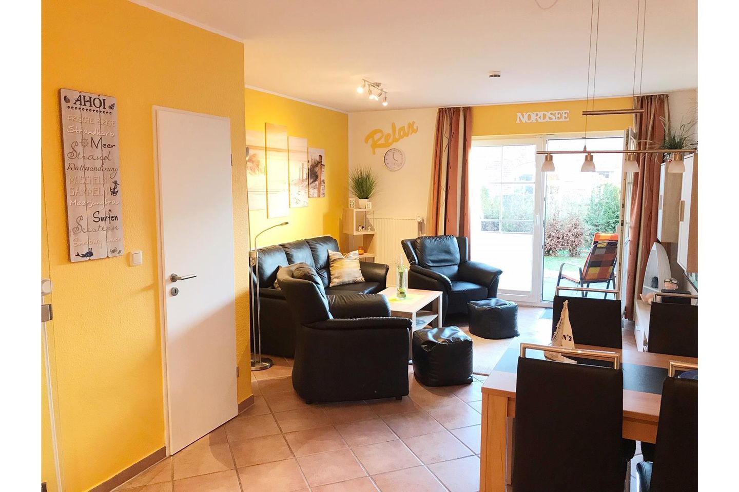  Ferienhaus Am Kurzentrum 26 Nr. 2 Carolinensiel - Wohnzimmer