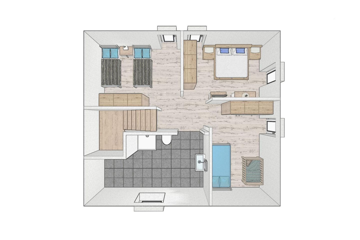  Ferienhaus Wattje Am Yachthafen 102 E Harlesiel - 