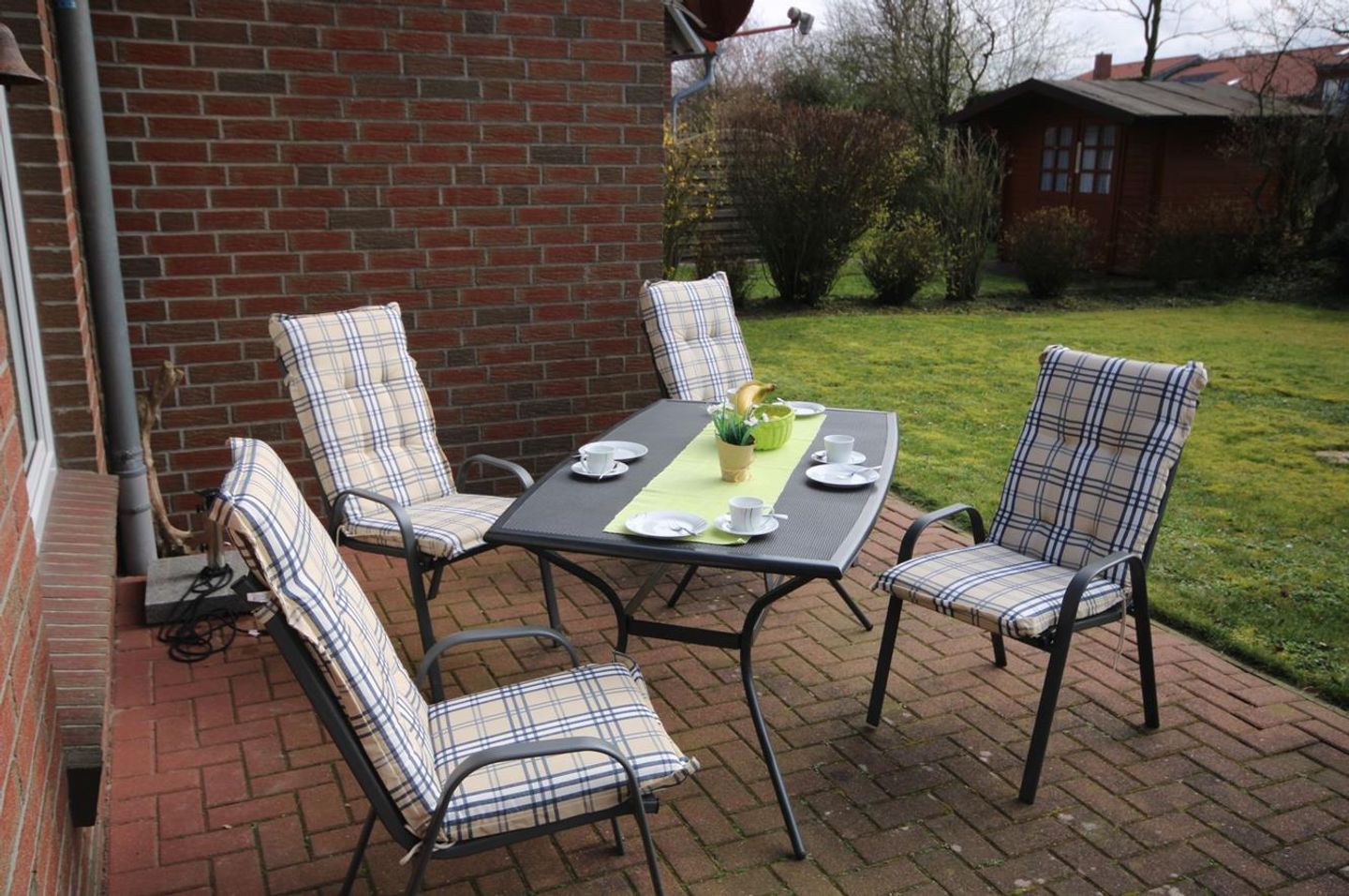  Ferienwohnung Im Groden 11 Carolinensiel - Garten