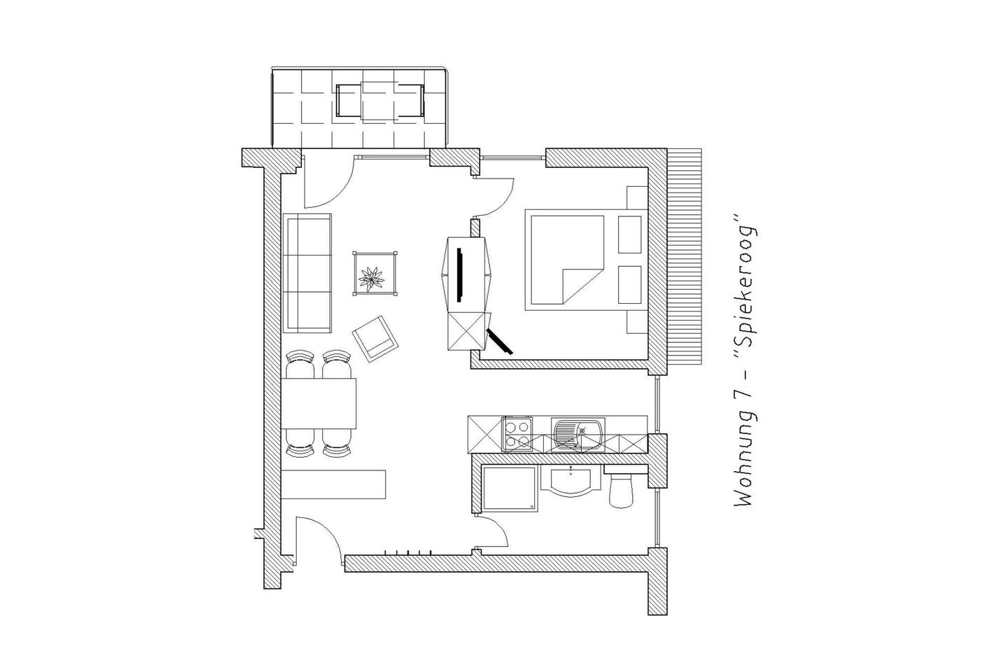 Haus Südereck "Spiekeroog" Whg. 7 Neuharlingersiel - 