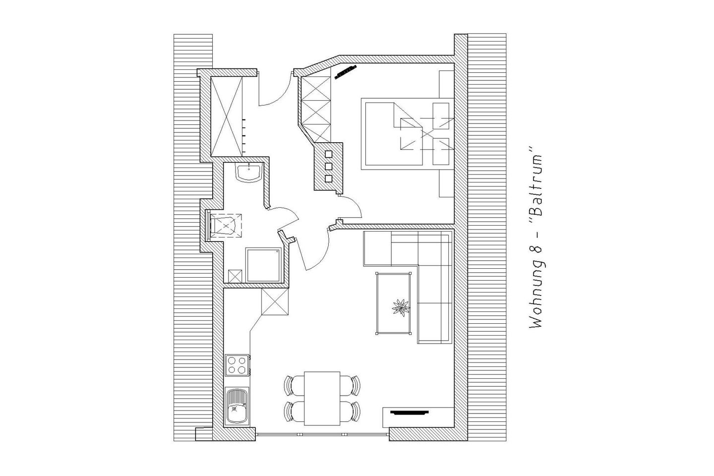 Haus Südereck Typ Baltrum Whg. 8 Neuharlingersiel - 