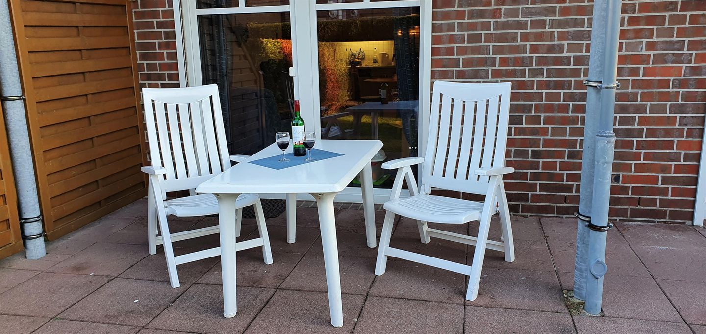  Ferienwohnung Königsberger Str. 18EG Carolinensiel - Terrasse
