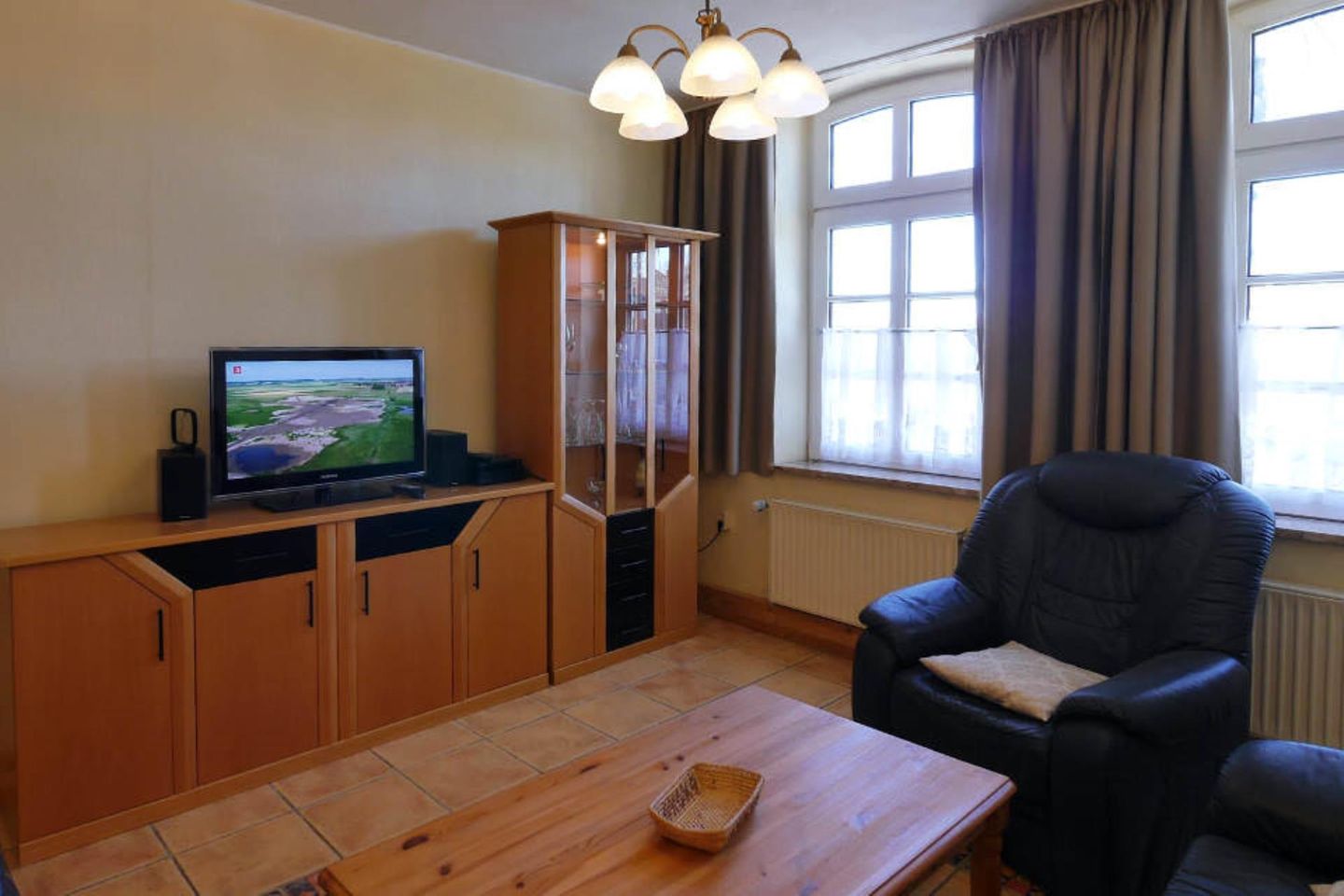  Ferienwohnung Am Hafen West "Kutter" Carolinensiel - Wohnzimmer