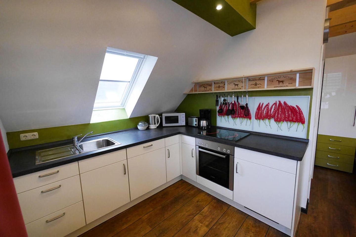  Ferienwohnung Am Hafen West "Jolle" Carolinensiel - Küche / Küchenzeile