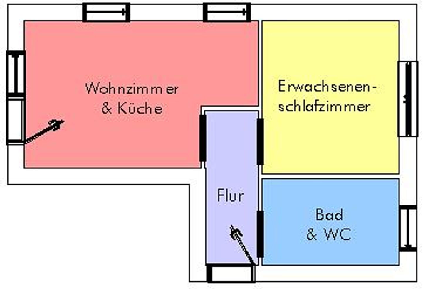 Haus Sielblick Mühlenstrich 1b Wohnung 9 Neuharlingersiel - Grundriss