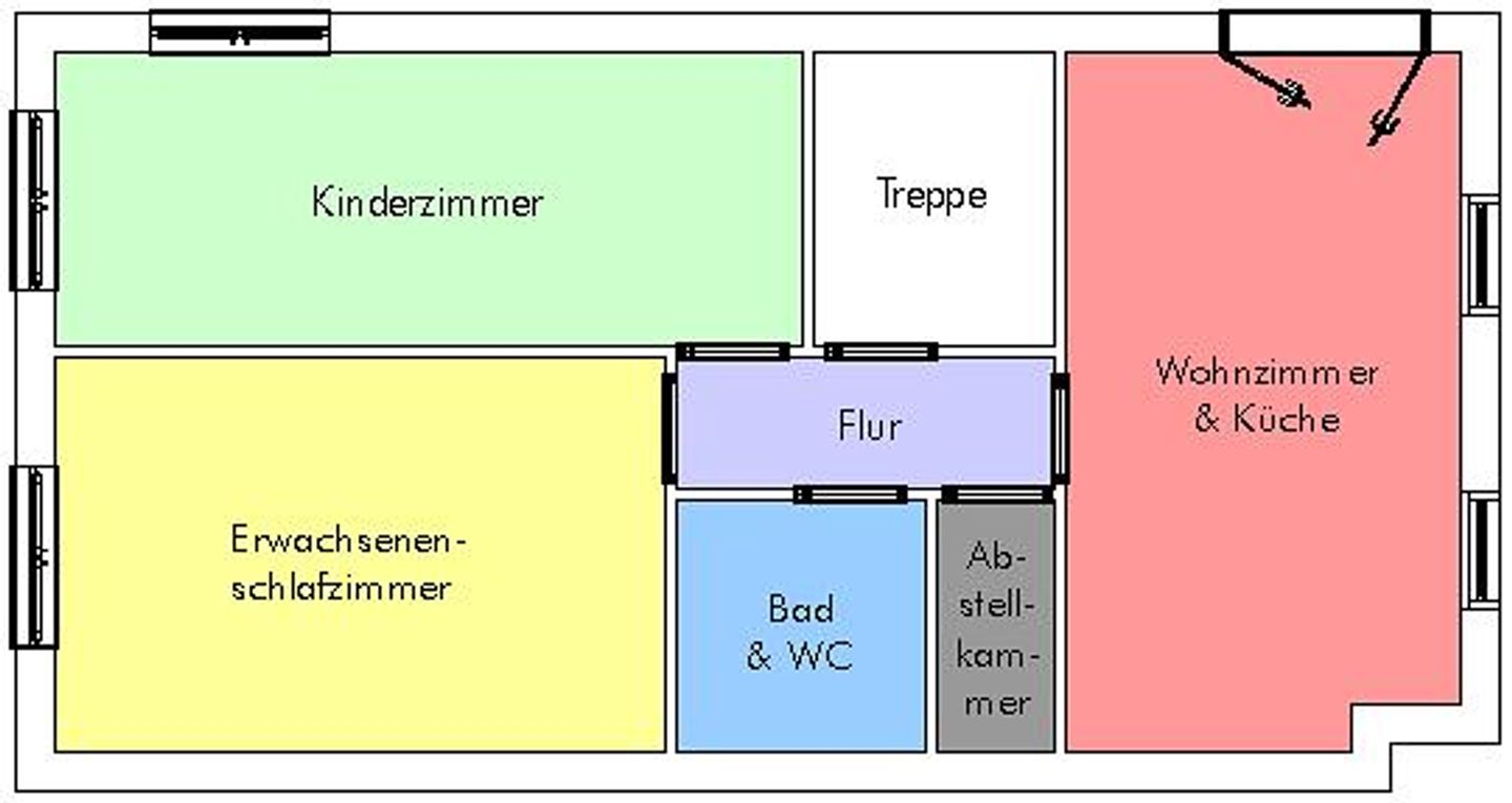 Am Kurmittelhaus Kurmittelhaus Wohnung 5 Werdum - Grundriss