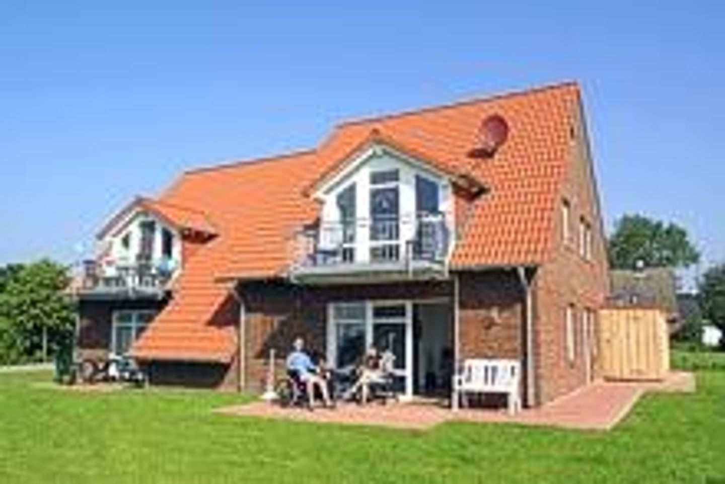 Haus Weitblick Gastriege 14a Wohnung 1 Werdum - Fassade / Eingang