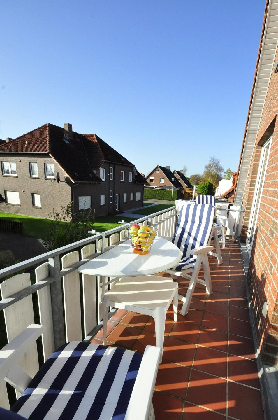  Ferienwohnung Am Harlebogen 10 Whg. 5 Carolinensiel - Balkon