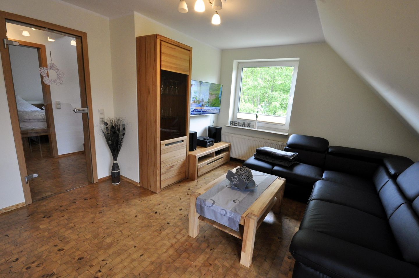  Ferienwohnung Elke Am Harlebogen 9 Whg. 3 Carolinensiel - Wohnzimmer