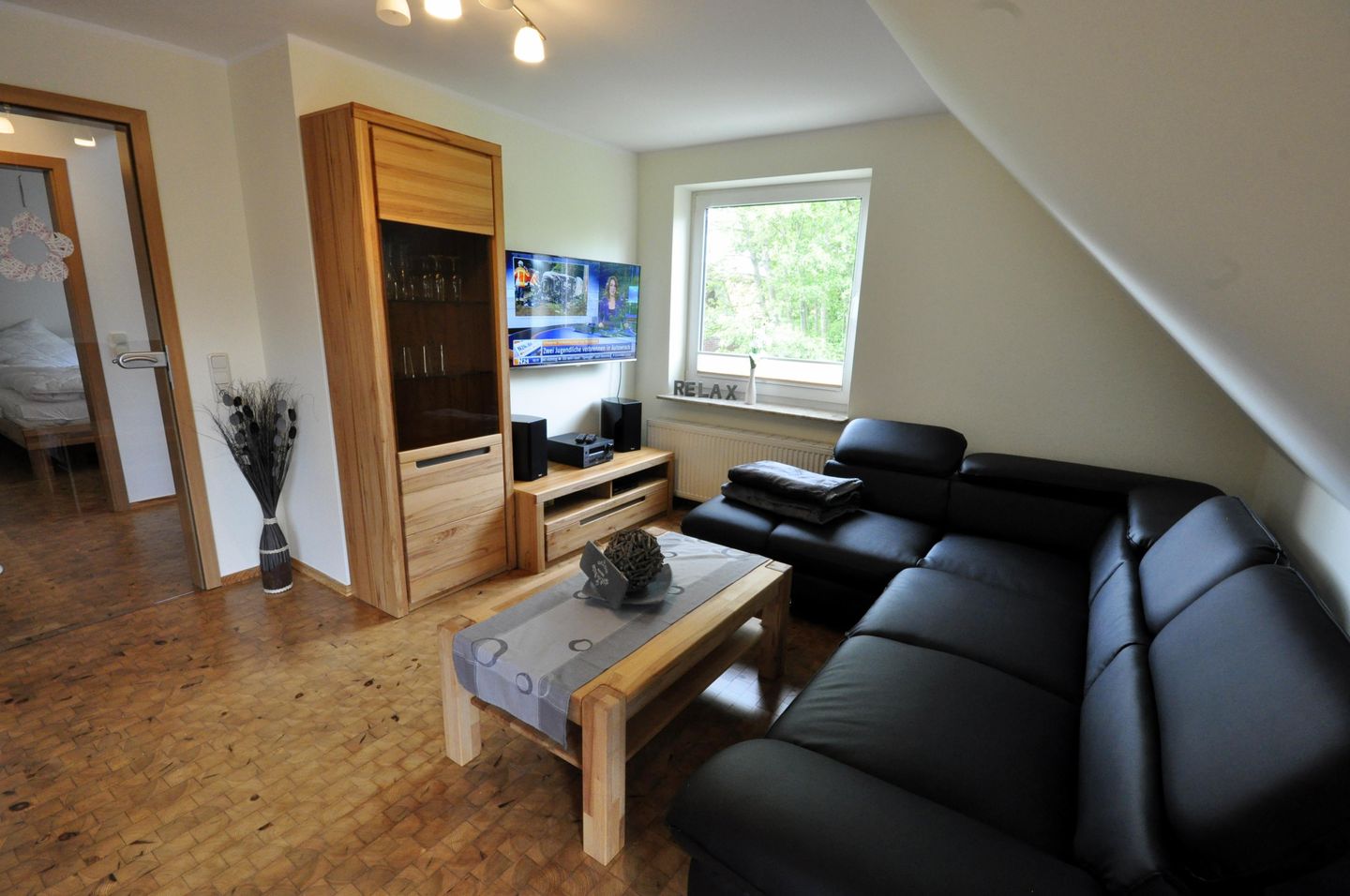  Ferienwohnung Elke Am Harlebogen 9 Whg. 3 Carolinensiel - Wohnzimmer