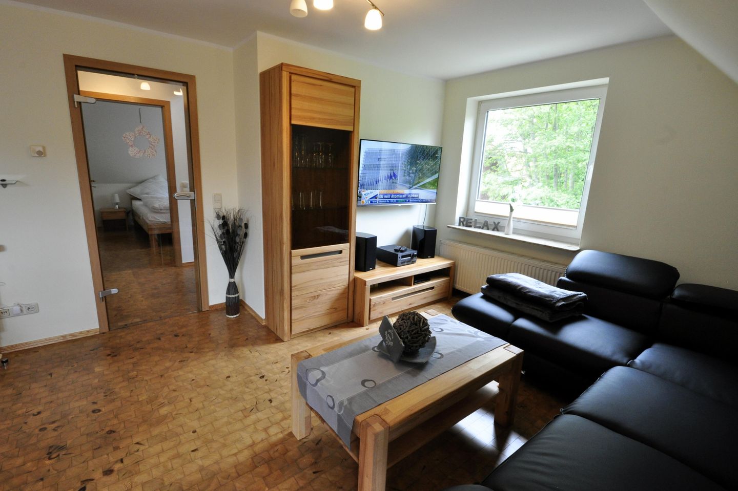  Ferienwohnung Elke Am Harlebogen 9 Whg. 3 Carolinensiel - Wohnzimmer