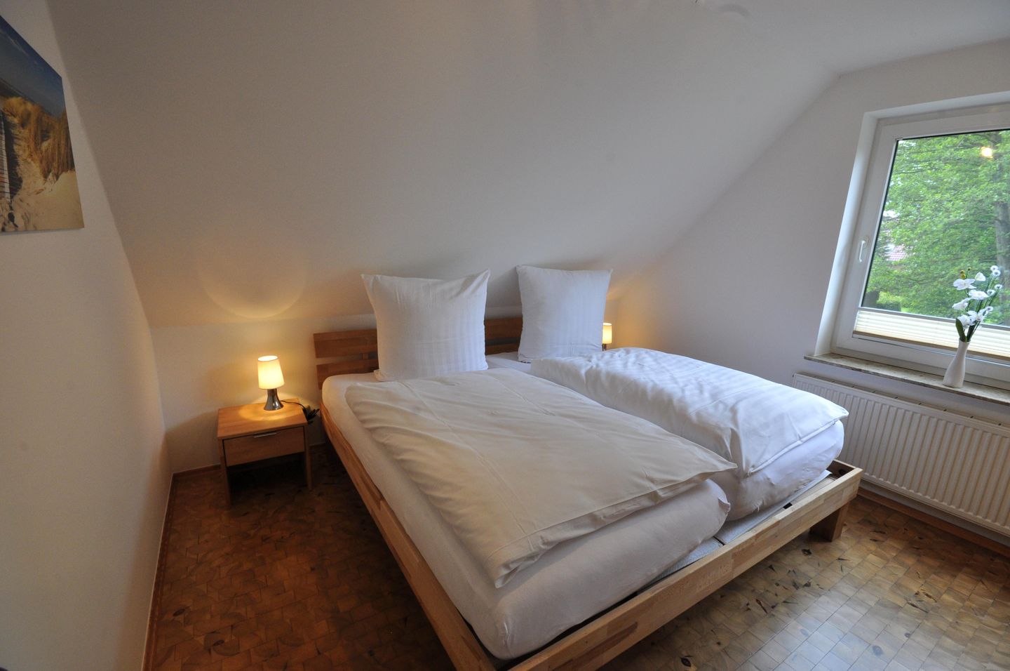  Ferienwohnung Elke Am Harlebogen 9 Whg. 3 Carolinensiel - Schlafzimmer