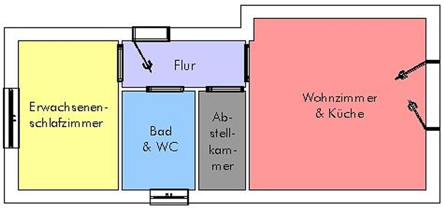 Wohnpark Werdum Wohnpark Legewarfen 4/4 Werdum - Grundriss
