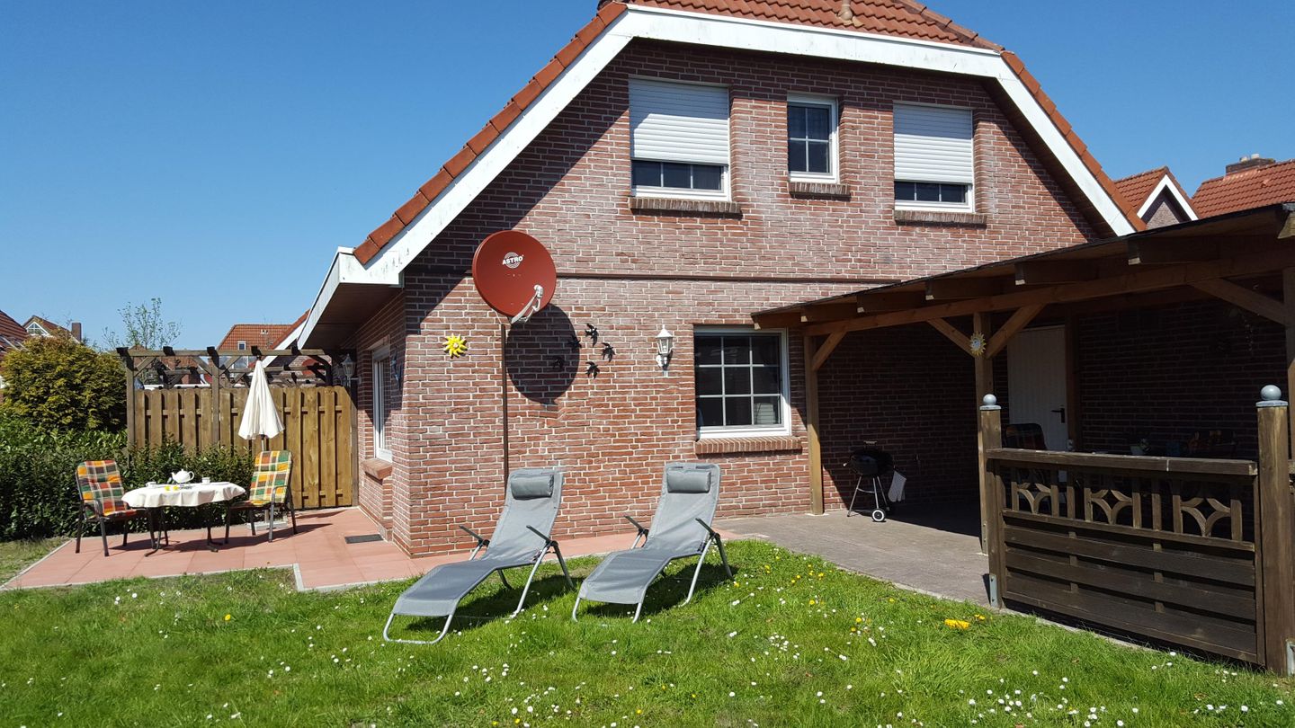  Ferienhaus Uferstraße 4 F Carolinensiel - Garten