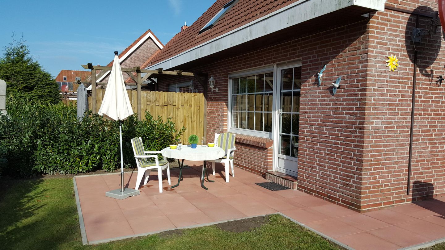  Ferienhaus Uferstraße 4 F Carolinensiel - Terrasse