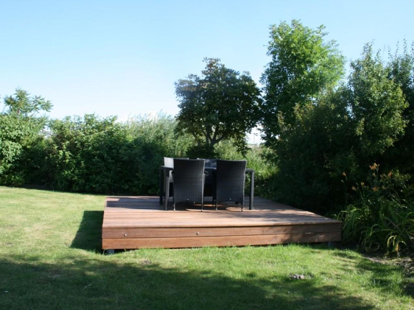  Ferienwohnung Carolinengroden Carolinensiel - Terrasse