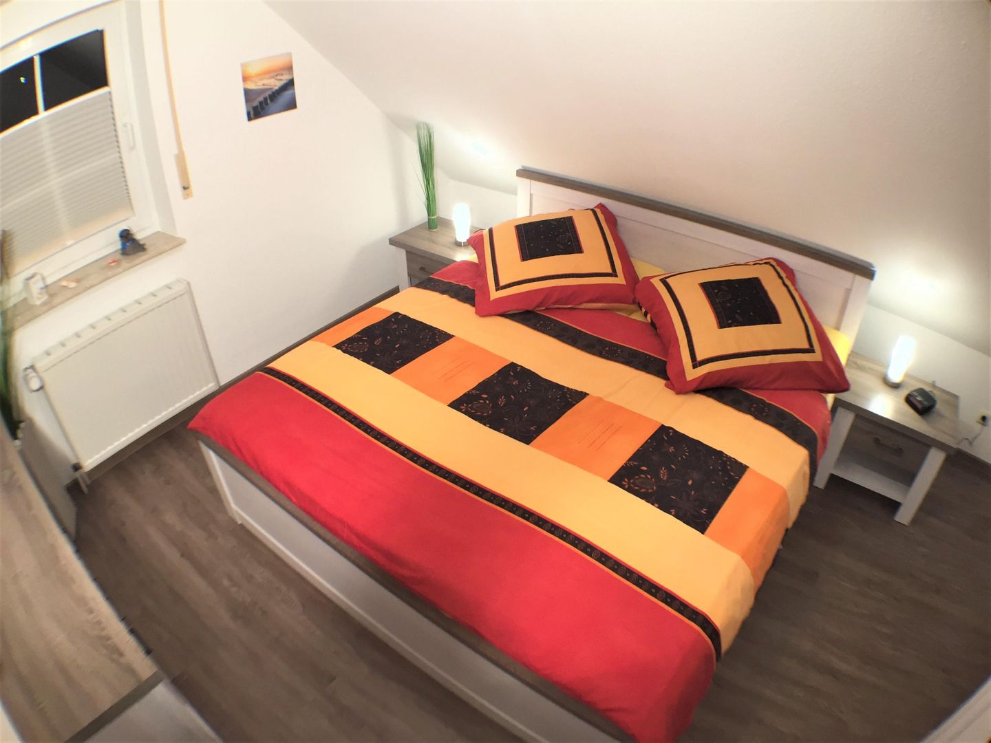  Ferienhaus Am Kurzentrum 26 Nr. 1 Carolinensiel - Schlafzimmer