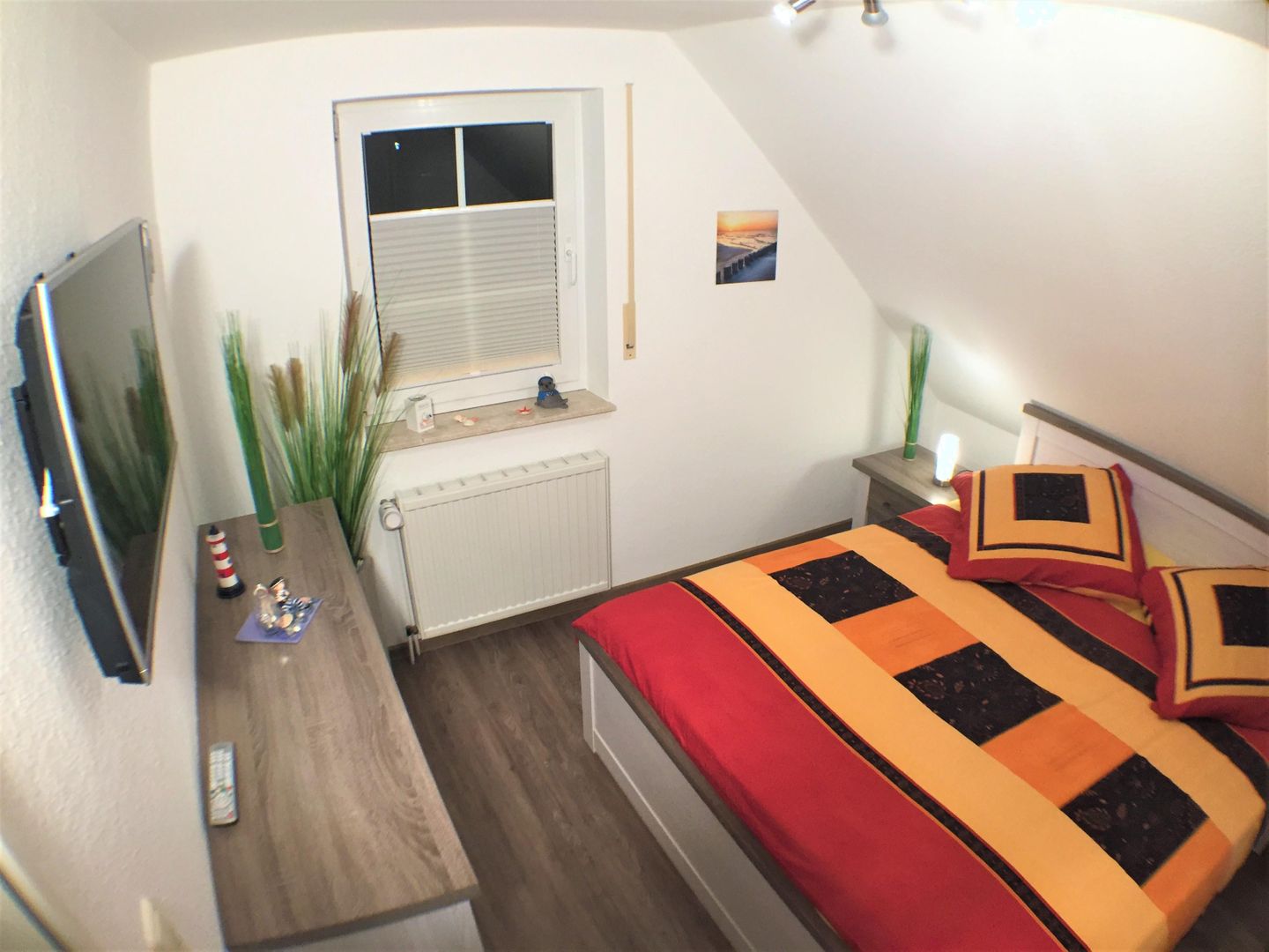  Ferienhaus Am Kurzentrum 26 Nr. 1 Carolinensiel - Schlafzimmer