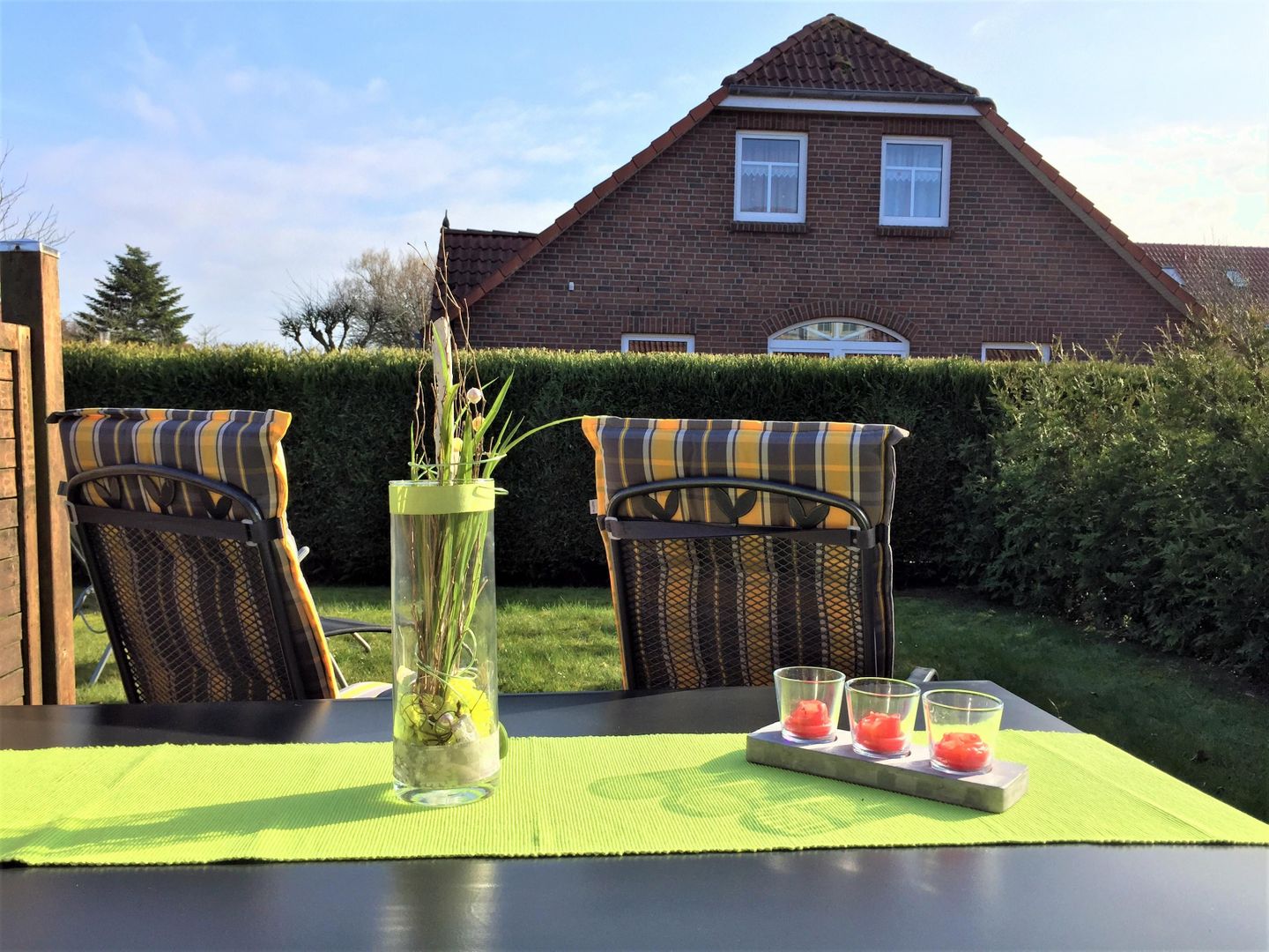  Ferienhaus Am Kurzentrum 26 Nr. 1 Carolinensiel - Terrasse