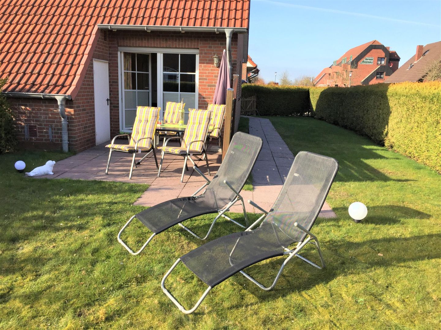  Ferienhaus Am Kurzentrum 26 Nr. 1 Carolinensiel - Garten